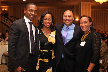 Dave Davis, Ray Joy and Falona Joy, with Monique B. Jones (photo by Jill Norton Photography)